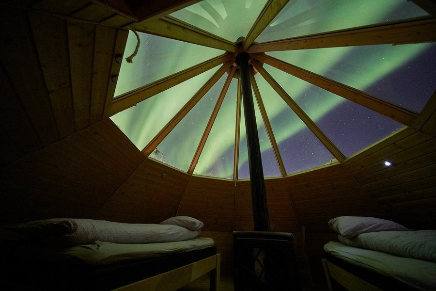 Un tour nocturno para ver la aurora boreal en Tromso