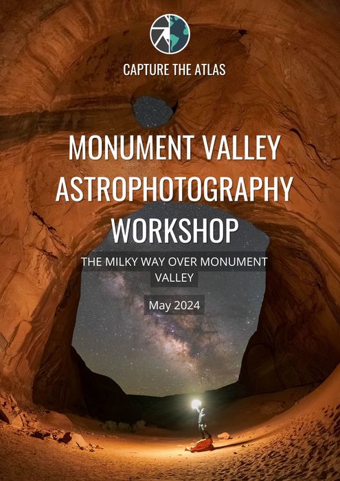 Monument Valley astrophotography tour brochure