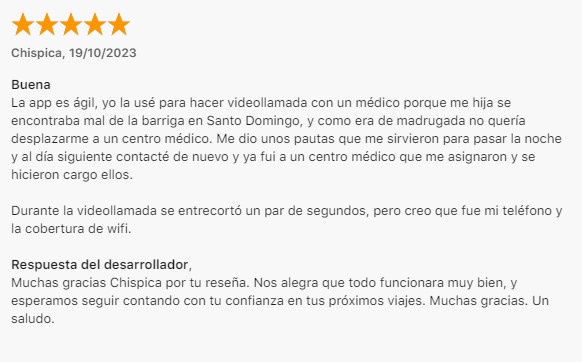 Opiniones de Intermundial en la App Store y Play Store