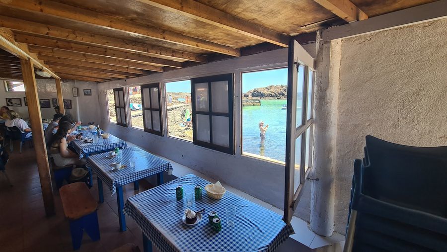 Lobos Island restaurant, what to do in lobos island