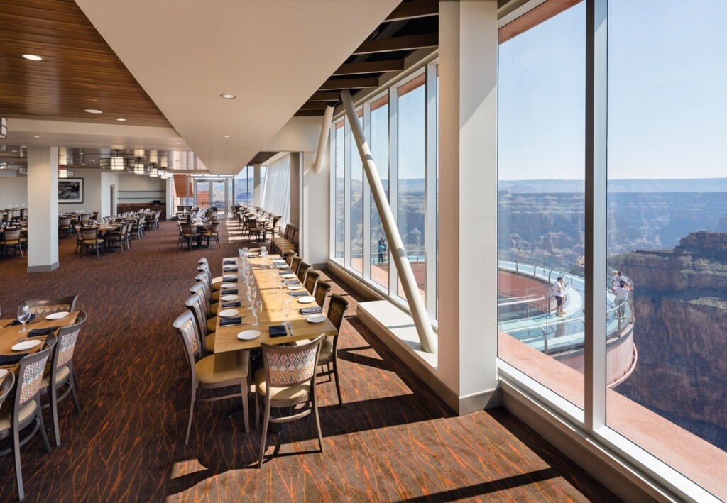Sky View Restaurant, restaurante con mejores vistas del Gran Cañón