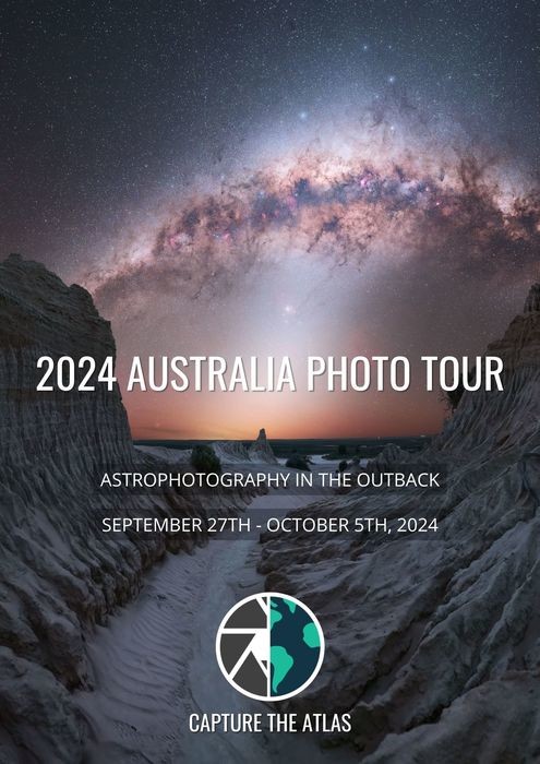 Australia astrophotography tour brochure