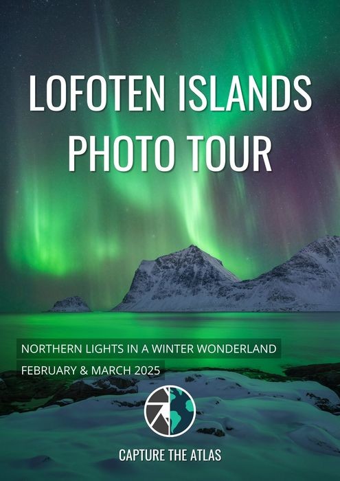 Lofoten Islands photo tour brochure