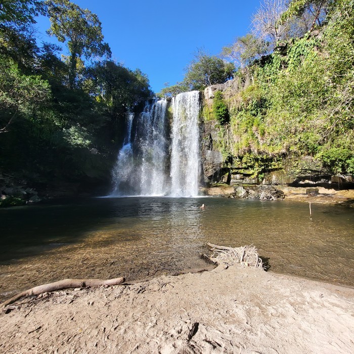 Llanos del Cortez Waterfall, one of the waterfalls in Guanacaste