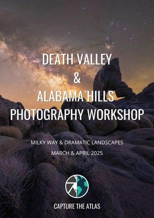 Death Valley photography workshop brochure
