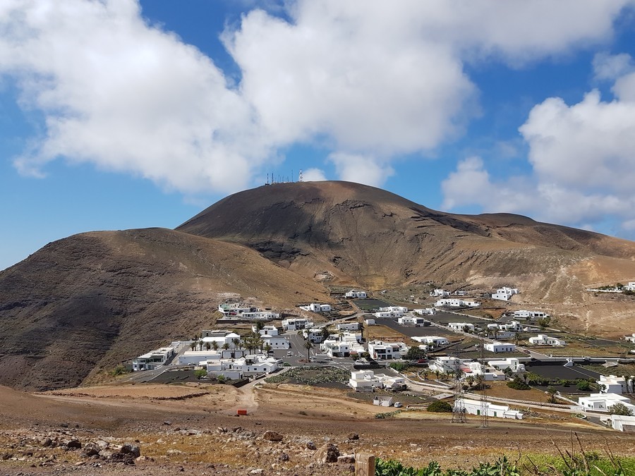 Femés, one of the smallest villages in lanzarote