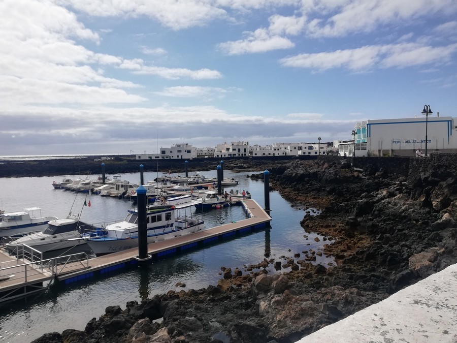 Órzola, a small town in lanzarote by the coast