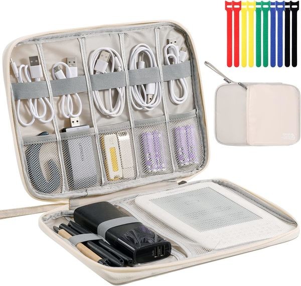 Estuche organizador de cables, el mejor regalo para viajeros organizados