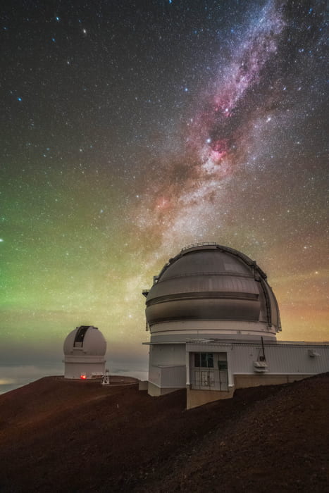 When you can see the Milky Way in Hawaii