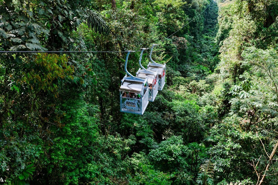 Sky-Tram, one of the best activities in Monteverde, Costa Rica