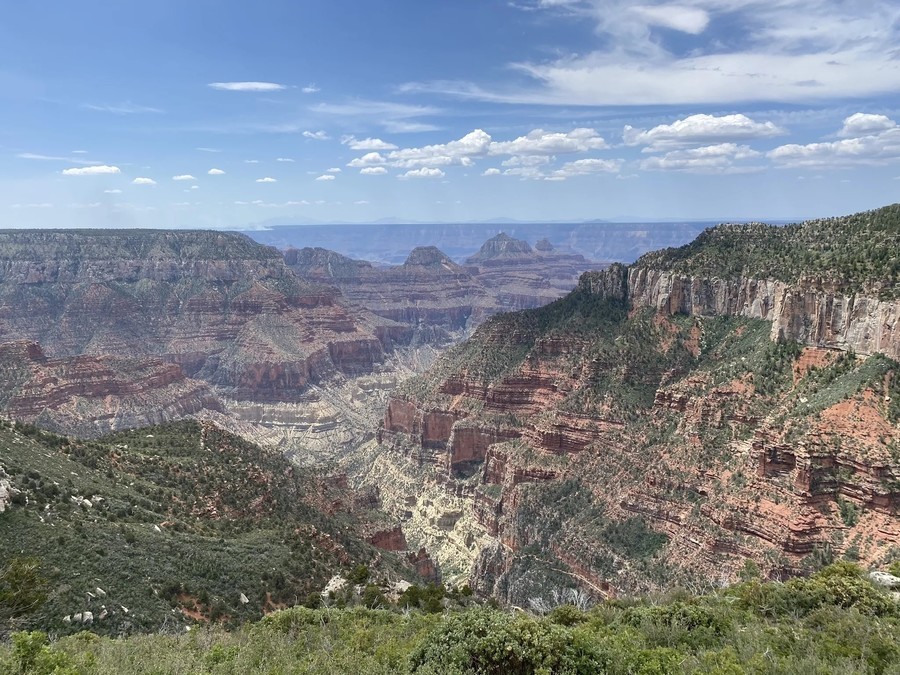 Ken Patrick and Uncle Jim Trail, a loop hike in grand canyon north rim