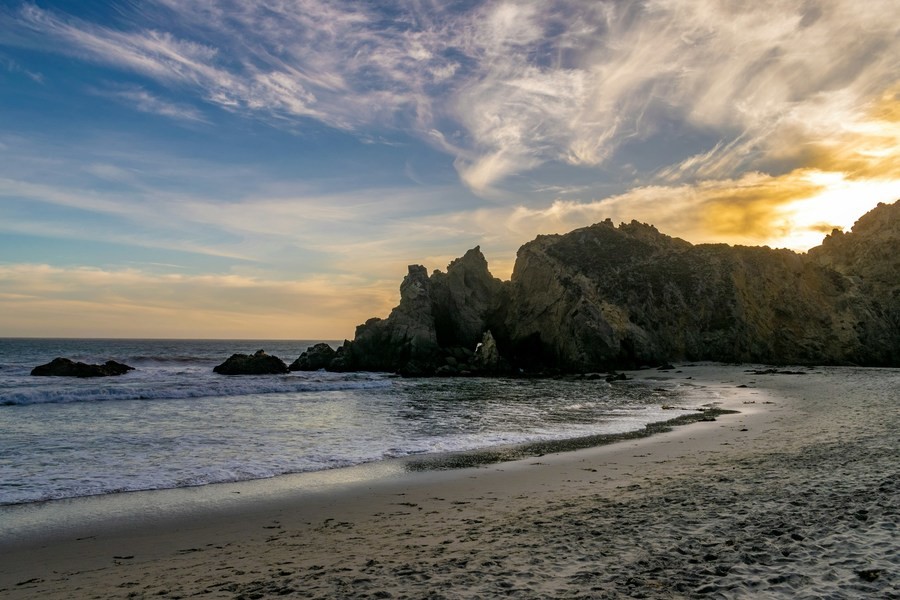 Pfeiffer Beach, another great beach in the U.S.