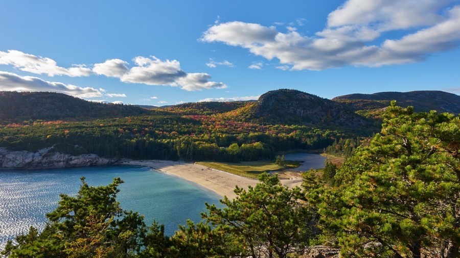 Sand Beach, ME, one of the most beautiful beaches in America