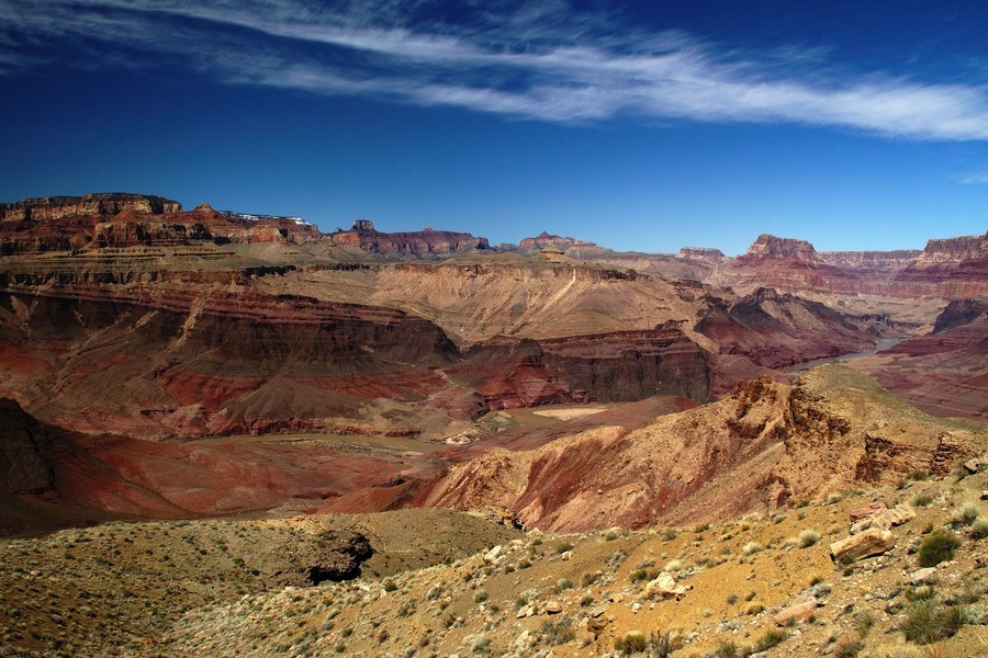 Tanner Trail, grand canyon south rim hiking trails