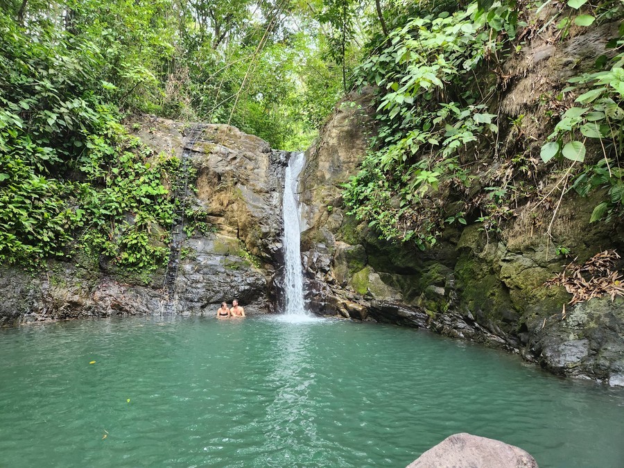 Uvita Waterfall, a costa rican waterfall with a special color