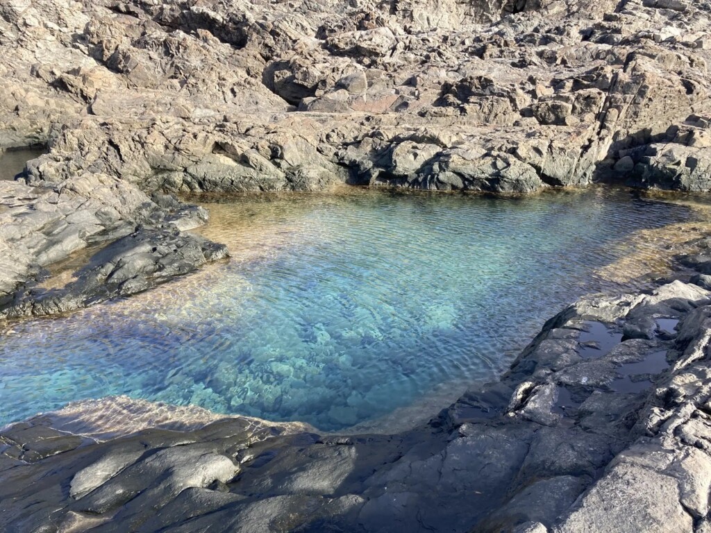 Charcones de Ajuy, one of the best lagoons in Fuerteventura