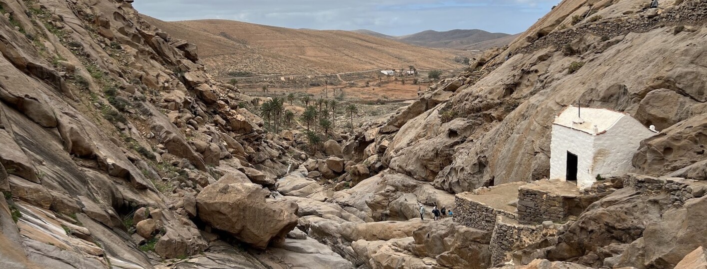 Mirador de las Peñitas, barranco de las penitas route