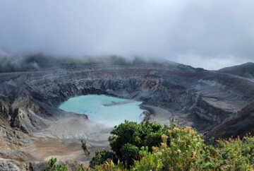 Cráter principal del Volcán Poas, Costa Rica