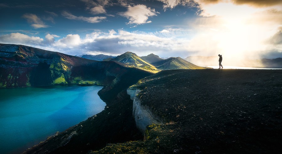 Paisajes de verano en Islandia