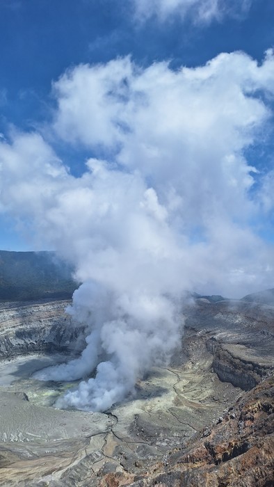 Poas Volcano eruption