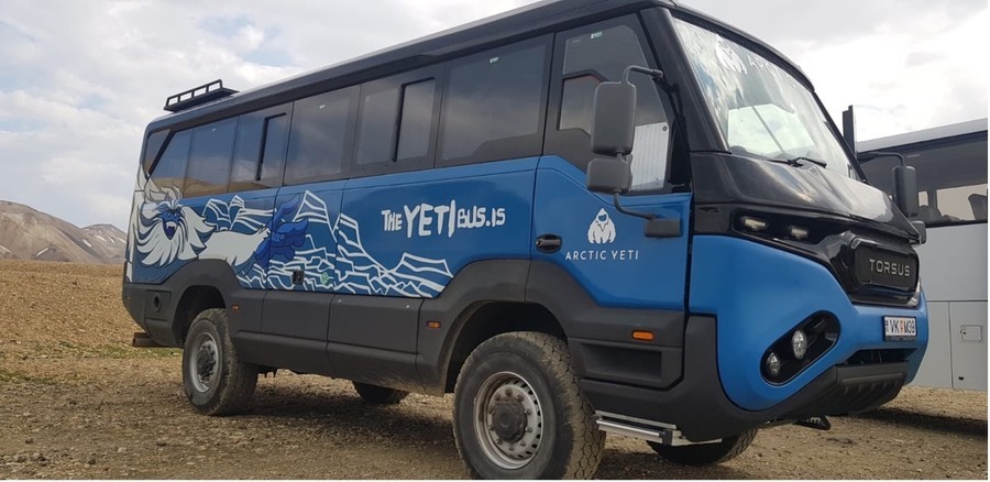 Transporte en el tour fotográfico a Islandia de verano