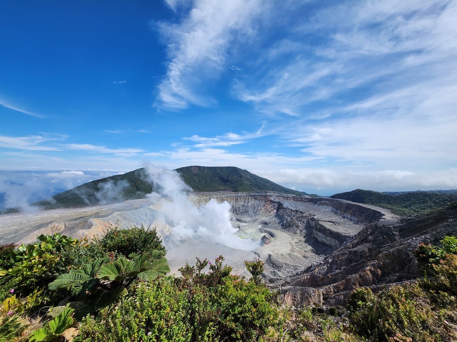 Costa Rica Poas Volcano viewpoint