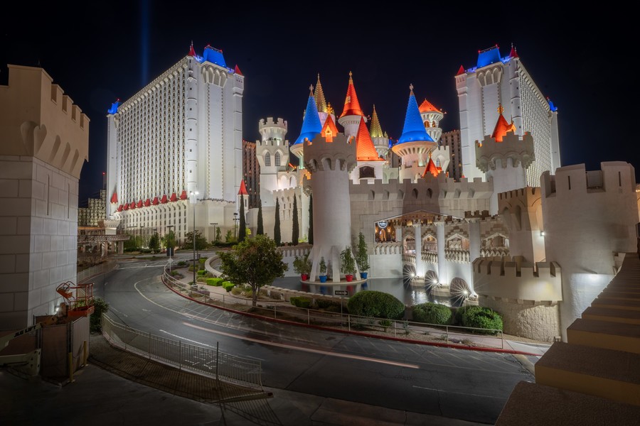 Excalibur, themed hotel rooms in las vegas