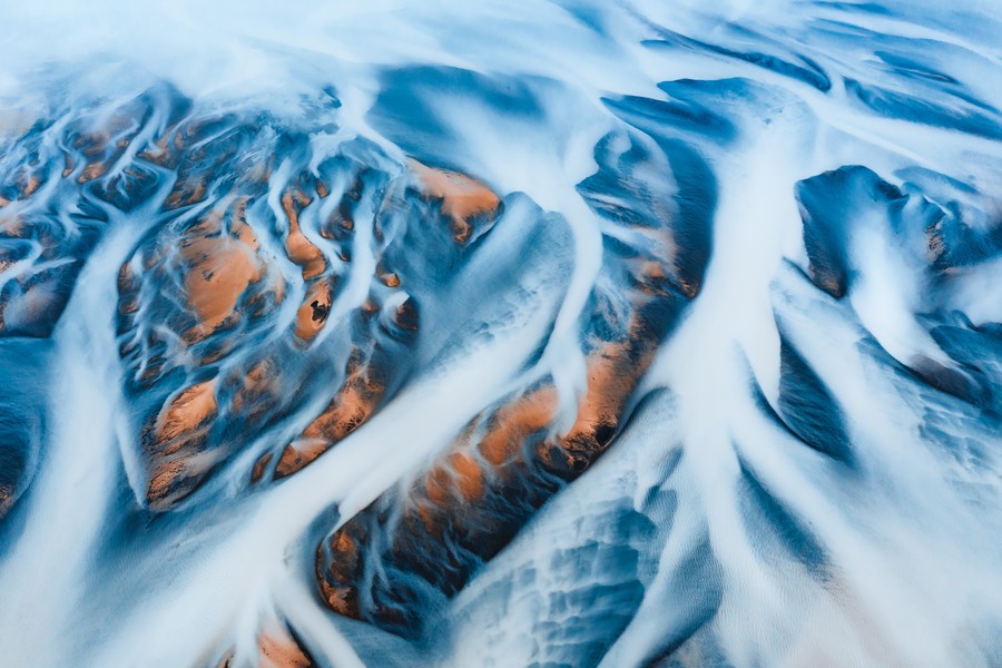 Fotografía aérea durante el tour fotográfico por Islandia en verano