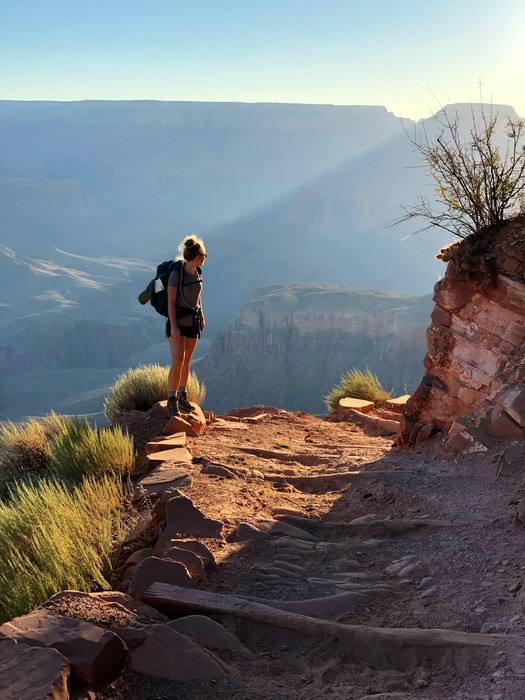 Bright Angel Trail hiking packing list