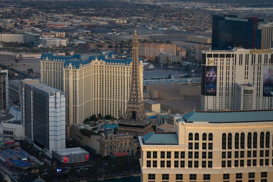 Torre Eiffel en Las Vegas, la réplica de la Torre Eiffel en Las Vegas