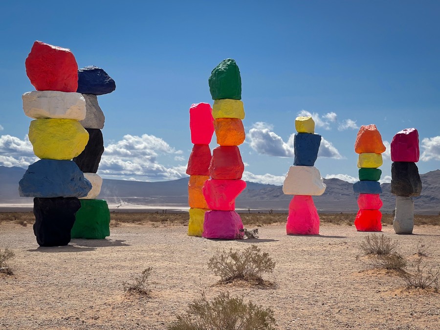 Seven Magic Mountains, best attractions outside las vegas