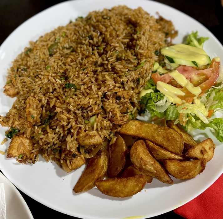 Arroz con Siempre, a common food in costa rica