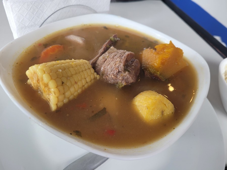 Olla de carne, a healthy lunch food in Costa Rica