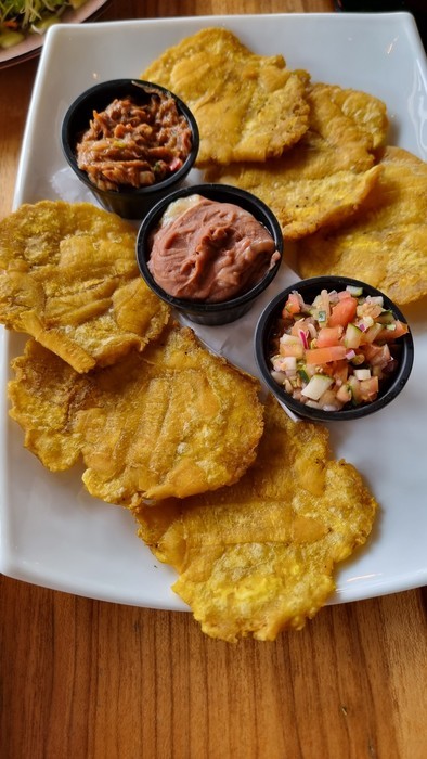 Patacones, a Costa Rican food you can have as a snack