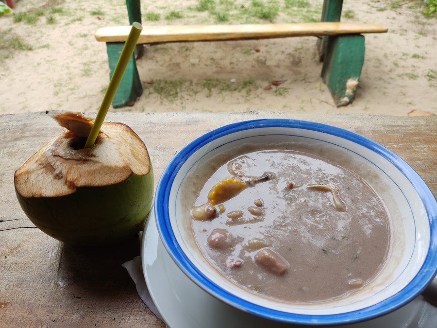 Rondón, un plato típico de la costa de Costa Rica 