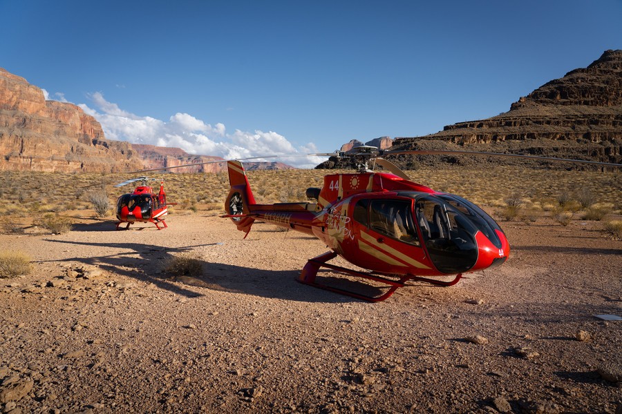 West Rim Helicopter Landing, viaje en helicóptero Gran Cañón