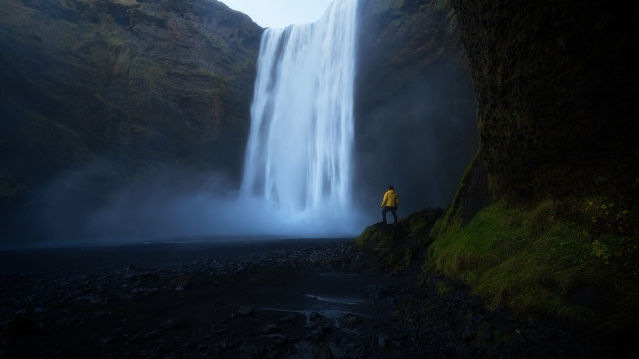 Fotografía de cascadas durante nuestro tour fotográfico por Islandia