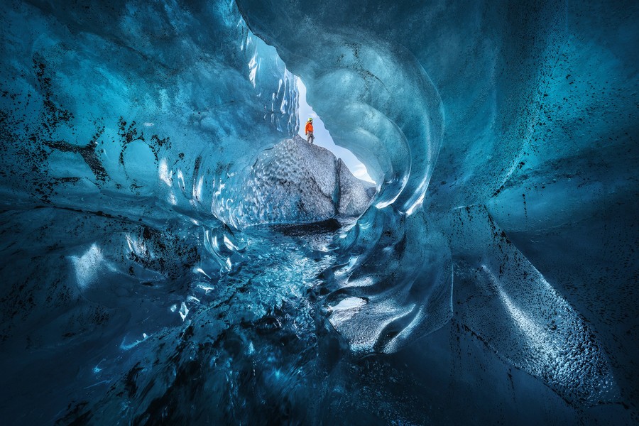 Visit ice caves in Iceland with Captire the Atlas