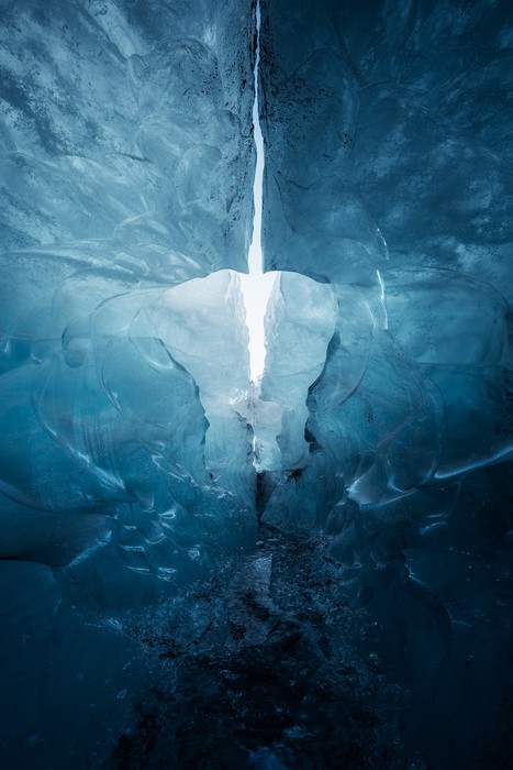 Formaciones en las cuevas de hielo de Islandia