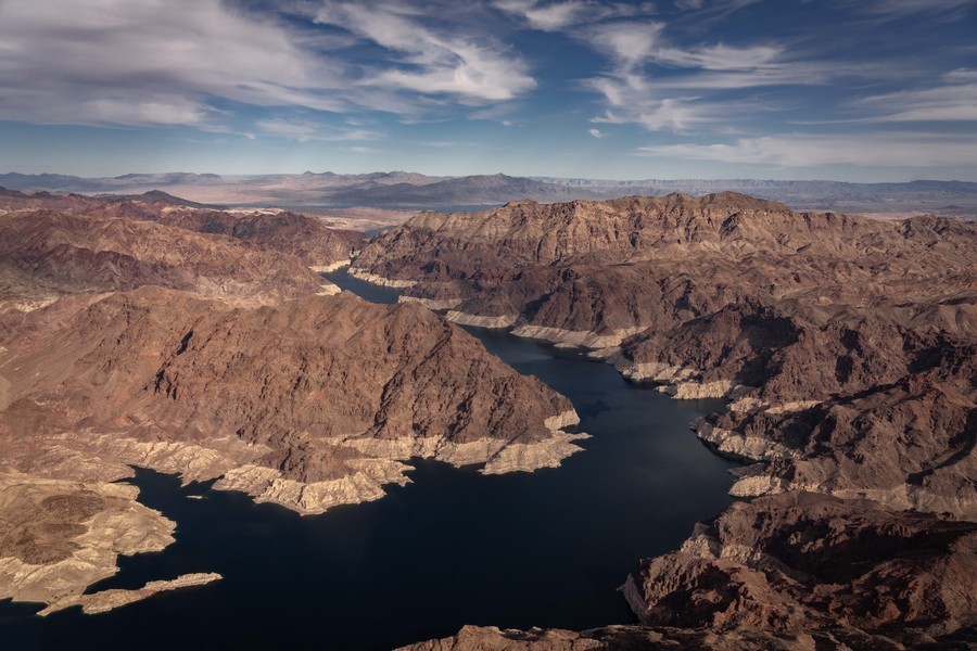 Lake Mead, where hoover dam is located