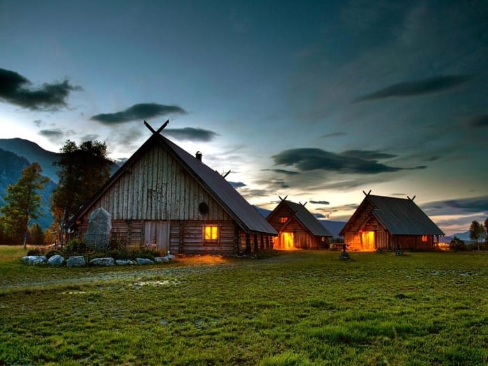 Viking Cabins, luxury Tromso log cabins with modern design elements