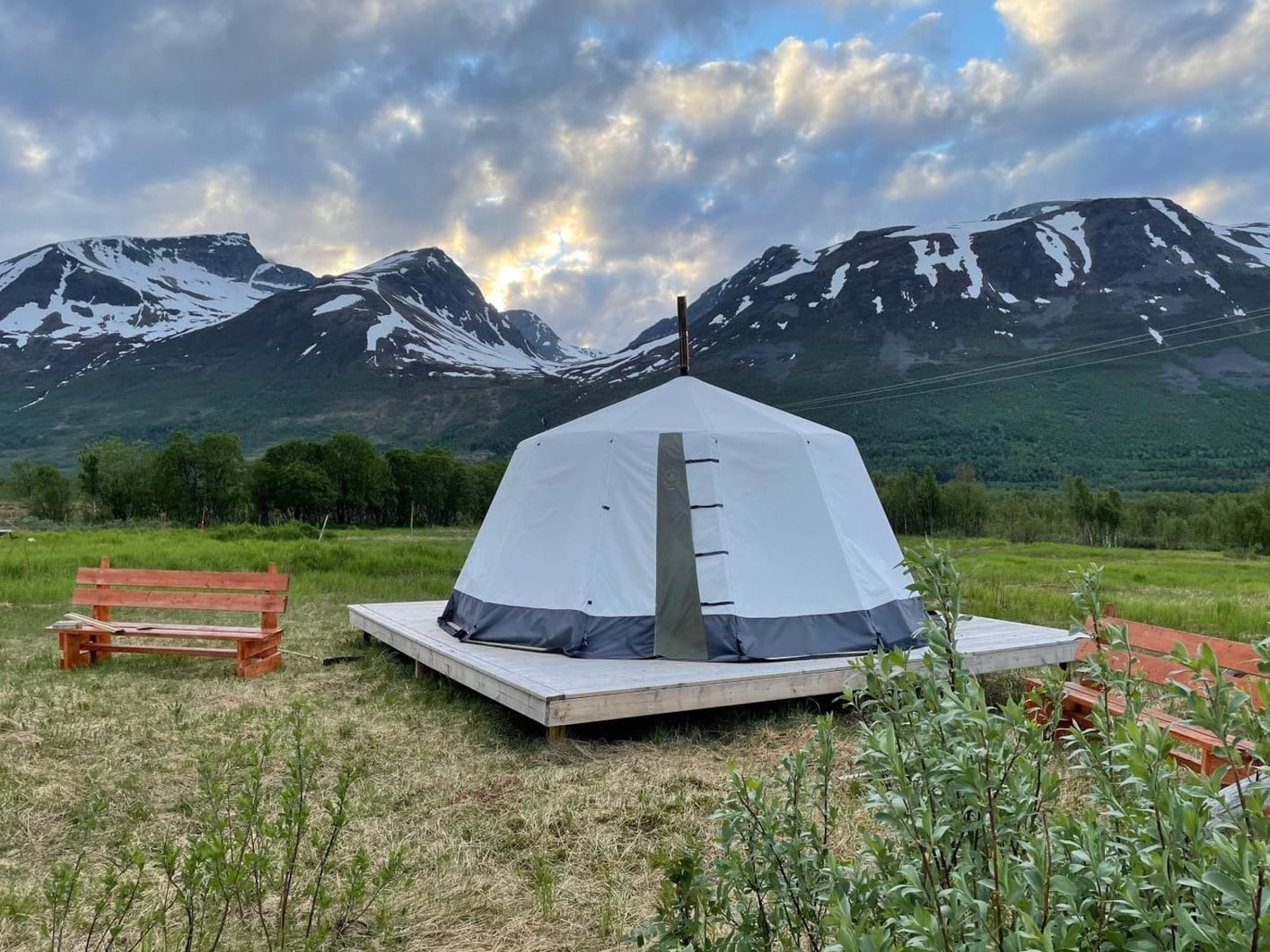 Acampada libre en Tromsø, tromso camping auroras boreales