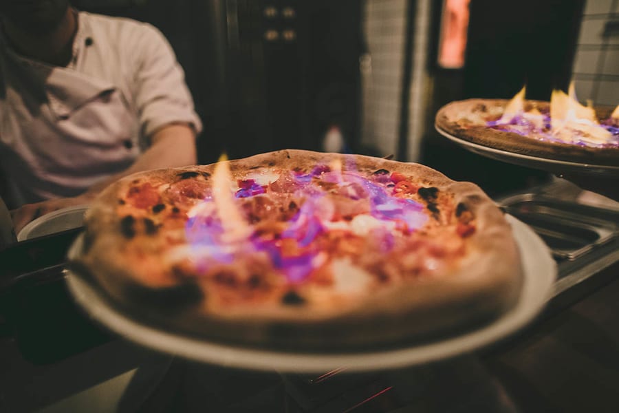 Casa Inferno, an Italian restaurant in Tromso with wood-fired pizzas and calzones