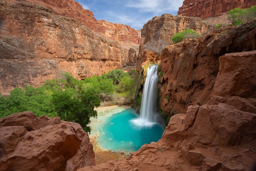 Guía de las cataratas Havasu, en Arizona