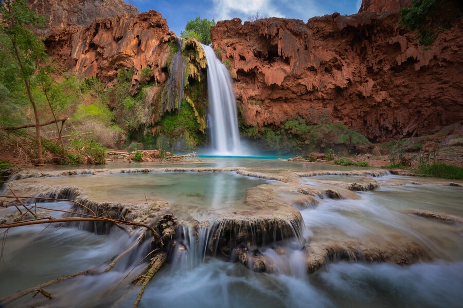 Havasu Falls Trail, top places to hike in the us