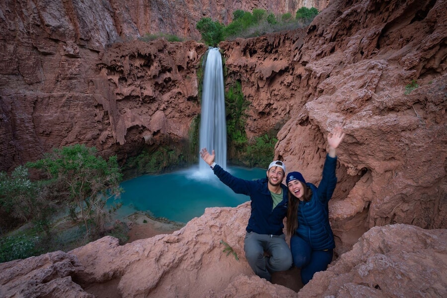 Cascadas en Havasupai Falls, Arizona