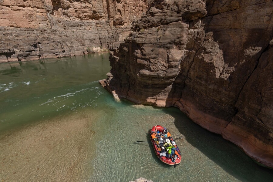 Rafting en el río Colorado en Havasu