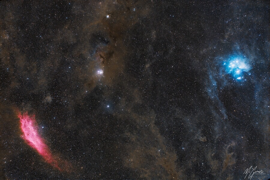 Carina Nebula showcasing vibrant colors and star formations, deep sky image