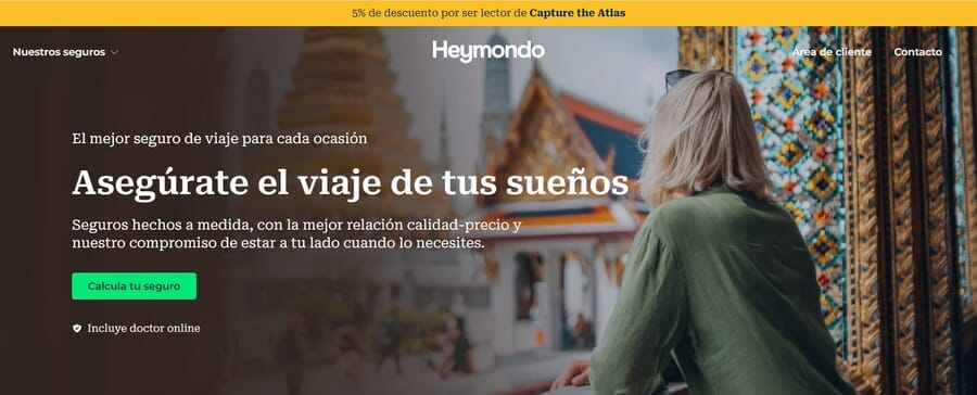 Pasos para conseguir el descuento Heymondo