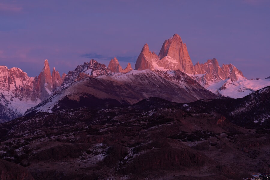 Majestic mountains illuminated by a sunset, Non Hiking Tour